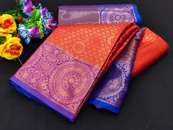 Kanjivaram 02 Fancy Soft Silk Saree Collection